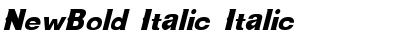 Download NewBold Italic Font Download NewBold Italic Font