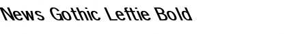 Download News Gothic Leftie Font Download News Gothic Leftie Font