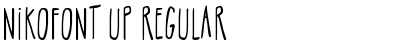Download NikoFont Up Font Download NikoFont Up Font