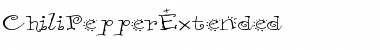Download ChiliPepperExtended Font Download ChiliPepperExtended Font
