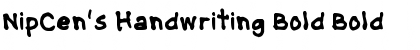 Download NipCen's Handwriting Bold Font Download NipCen's Handwriting Bold Font