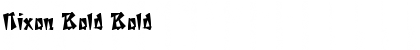 Download Nixon Bold Font Download Nixon Bold Font