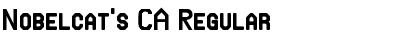 Download Nobelcat's CA Font Download Nobelcat's CA Font