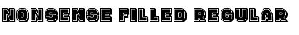 Download Nonsense Filled Font Download Nonsense Filled Font