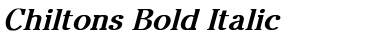 Download Chiltons Bold Italic Font Download Chiltons Bold Italic Font