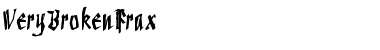 Download VeryBrokenFrax Font Download VeryBrokenFrax Font