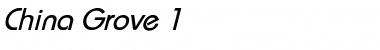 Download China Grove 1 Font Download China Grove 1 Font