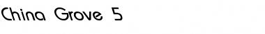 Download China Grove 5 Font Download China Grove 5 Font