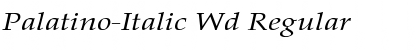Download Palatino-Italic Wd Font Download Palatino-Italic Wd Font