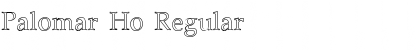 Download Palomar Ho Font Download Palomar Ho Font