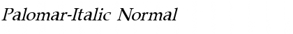 Download Palomar-Italic Font Download Palomar-Italic Font