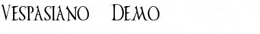 Download Vespasiano Demo Font Download Vespasiano Demo Font