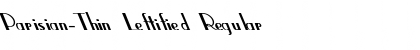 Download Parisian-Thin Leftified Font Download Parisian-Thin Leftified Font