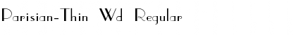 Download Parisian-Thin Wd Font Download Parisian-Thin Wd Font