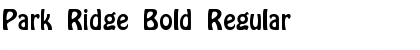 Download Park Ridge Bold Font Download Park Ridge Bold Font