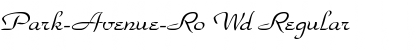 Download Park-Avenue-Ro Wd Font Download Park-Avenue-Ro Wd Font