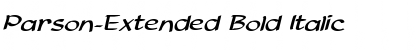 Download Parson-Extended Font Download Parson-Extended Font