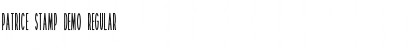 Download Patrice Stamp Demo Font Download Patrice Stamp Demo Font