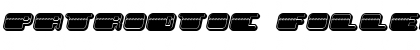 Download Patriotic Filled Font Download Patriotic Filled Font