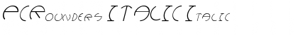 Download PCRounders ITALIC Font Download PCRounders ITALIC Font