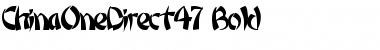 Download ChinaOneDirect47 Font Download ChinaOneDirect47 Font