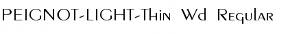 Download PEIGNOT-LIGHT-Thin Wd Font Download PEIGNOT-LIGHT-Thin Wd Font
