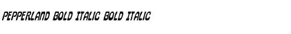 Download Pepperland Bold Italic Font Download Pepperland Bold Italic Font