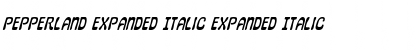 Download Pepperland Expanded Italic Font Download Pepperland Expanded Italic Font