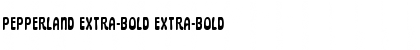 Download Pepperland Extra-Bold Font Download Pepperland Extra-Bold Font