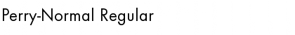 Download Perry-Normal Font Download Perry-Normal Font