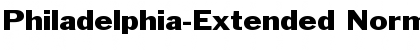 Download Philadelphia-Extended Font Download Philadelphia-Extended Font