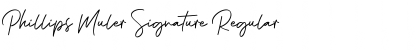 Download Phillips Muler Signature Font Download Phillips Muler Signature Font