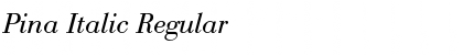 Download Pina Italic Font Download Pina Italic Font