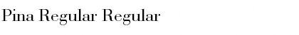 Download Pina Regular Font Download Pina Regular Font