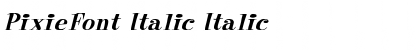 Download PixieFont Italic Font Download PixieFont Italic Font