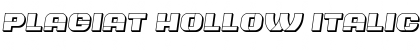 Download Plagiat Hollow Font Download Plagiat Hollow Font