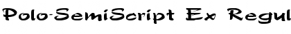 Download Polo-SemiScript Ex Font Download Polo-SemiScript Ex Font