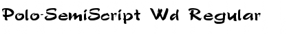 Download Polo-SemiScript Wd Font Download Polo-SemiScript Wd Font