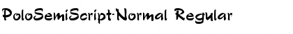 Download PoloSemiScript-Normal Font Download PoloSemiScript-Normal Font