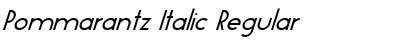 Download Pommarantz Italic Font Download Pommarantz Italic Font