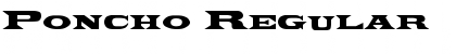 Download Poncho Font Download Poncho Font