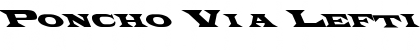 Download Poncho Via Leftified Font Download Poncho Via Leftified Font