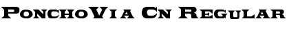 Download PonchoVia Cn Font Download PonchoVia Cn Font