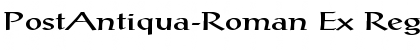 Download PostAntiqua-Roman Ex Font Download PostAntiqua-Roman Ex Font
