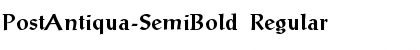 Download PostAntiqua-SemiBold Font Download PostAntiqua-SemiBold Font
