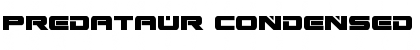 Download Predataur Condensed Font Download Predataur Condensed Font