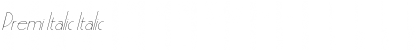 Download Premi Italic Font Download Premi Italic Font