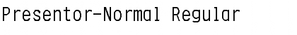 Download Presentor-Normal Font Download Presentor-Normal Font