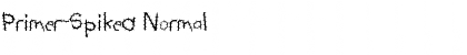 Download Primer-Spiked Font Download Primer-Spiked Font