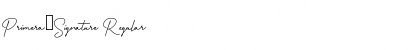 Download Primera_Signature Font Download Primera_Signature Font